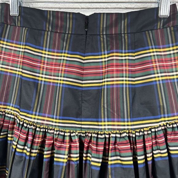 J. Crew Taffeta Skirt in Stewart Plaid Womens Size 000 - Picture 7 of 10